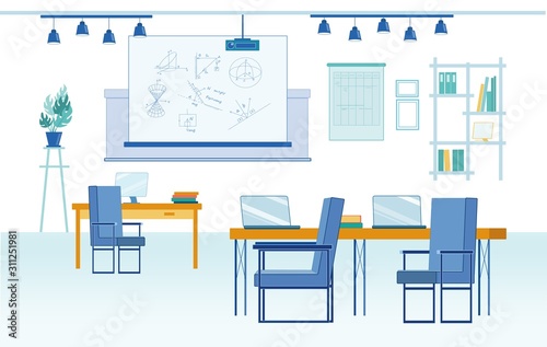 College Applied Mathematics Laboratory Interior
