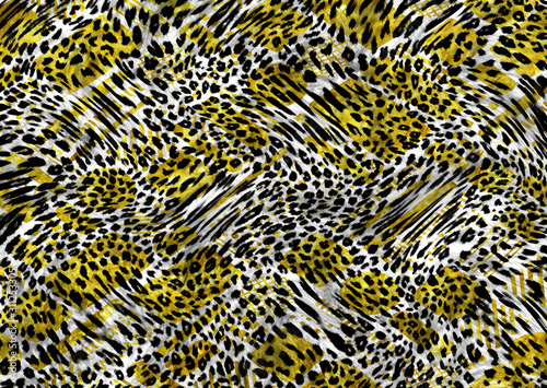 abstract leopard skin texture design