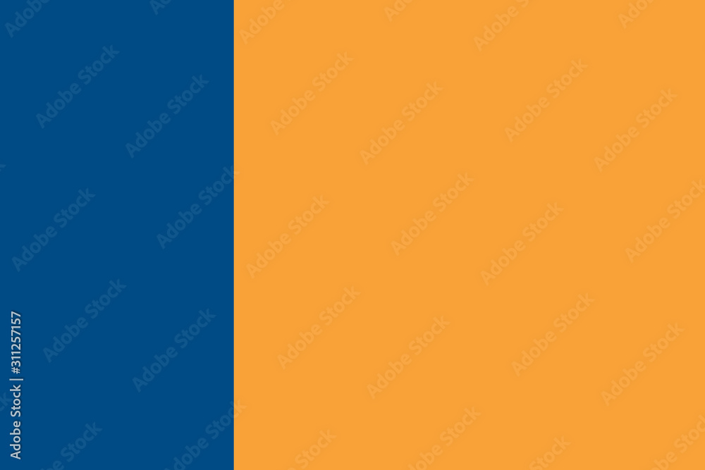Two color background of trendy classic blue and contrast yellow color. Concept of color of year 2020. Two color background of trendy classic blue and contrast yellow color. Concept of color of year 2020.