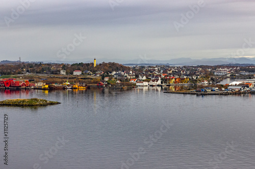 View on the islands of Stavanger city, Norway