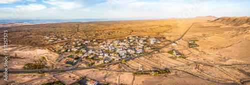 El Cotillo, Fuerteventura. Amaszing Aerial Shot. Canary Islands, Spain photo