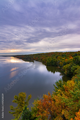 Sunrise on the Illinois River