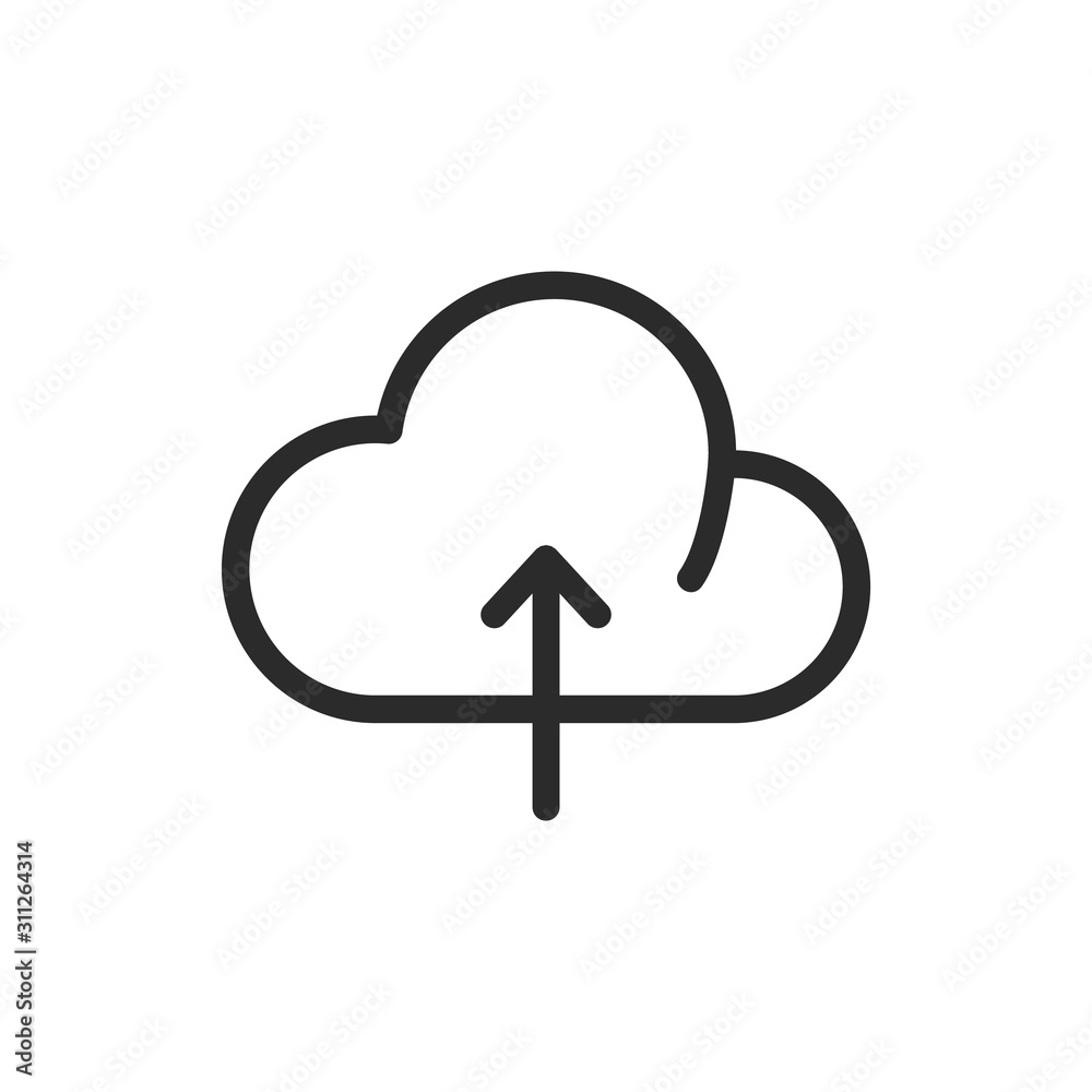 cloud, storage, upload vector icon. cloud, storage, upload vector icon.