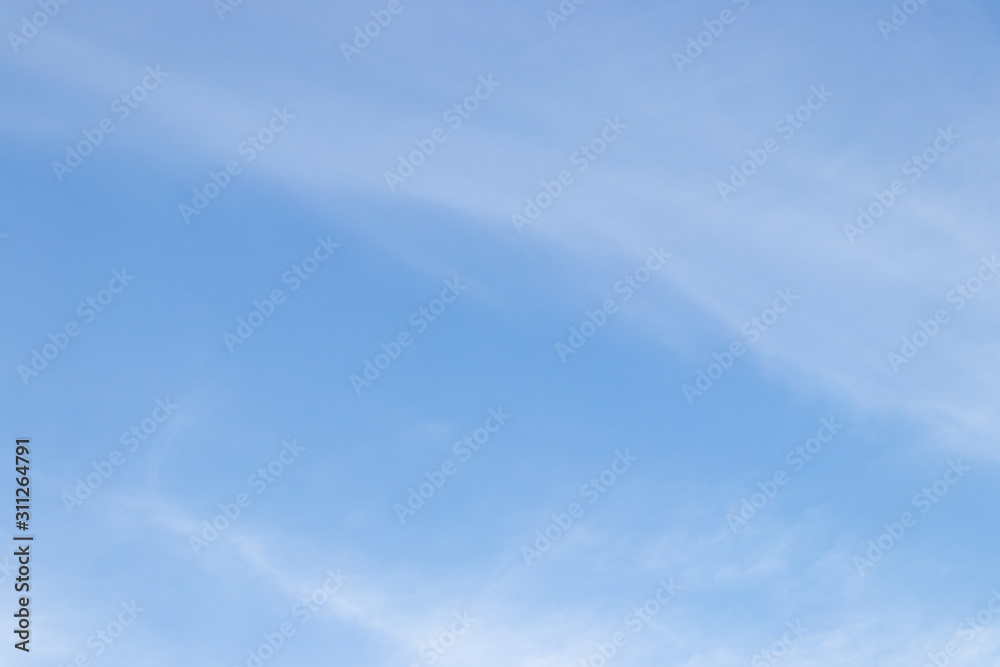 Clear blue color sky with white cloud background Clear blue color sky with white cloud background