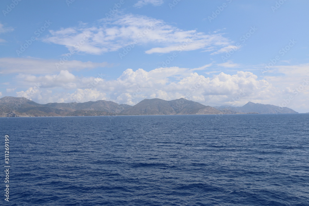 sea and blue sky