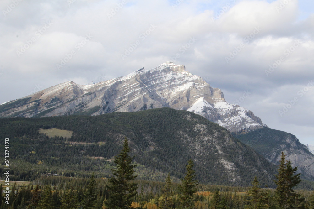Grand Cascade Mountain, Banff National Park, Alberta