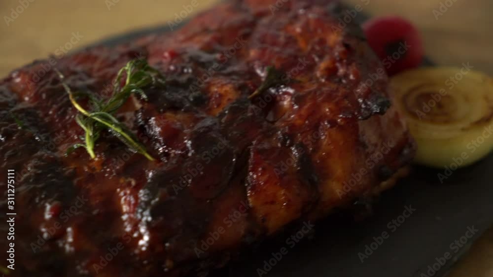 grilled and barbecue ribs pork grilled and barbecue ribs pork