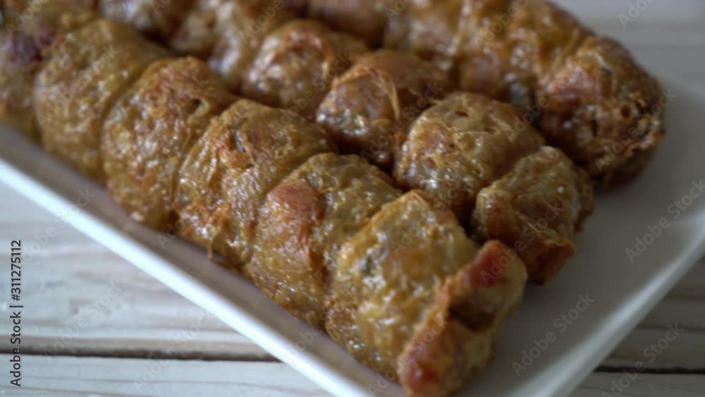 Deep Fried Crab Meat Rolls Deep Fried Crab Meat Rolls
