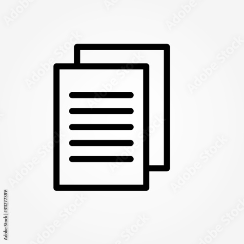 Text documents sign icon design © suldev