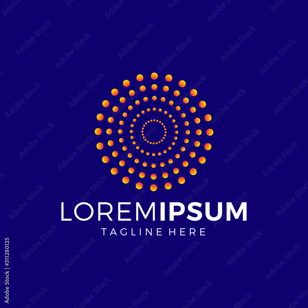Fototapeta premium Sun Logo