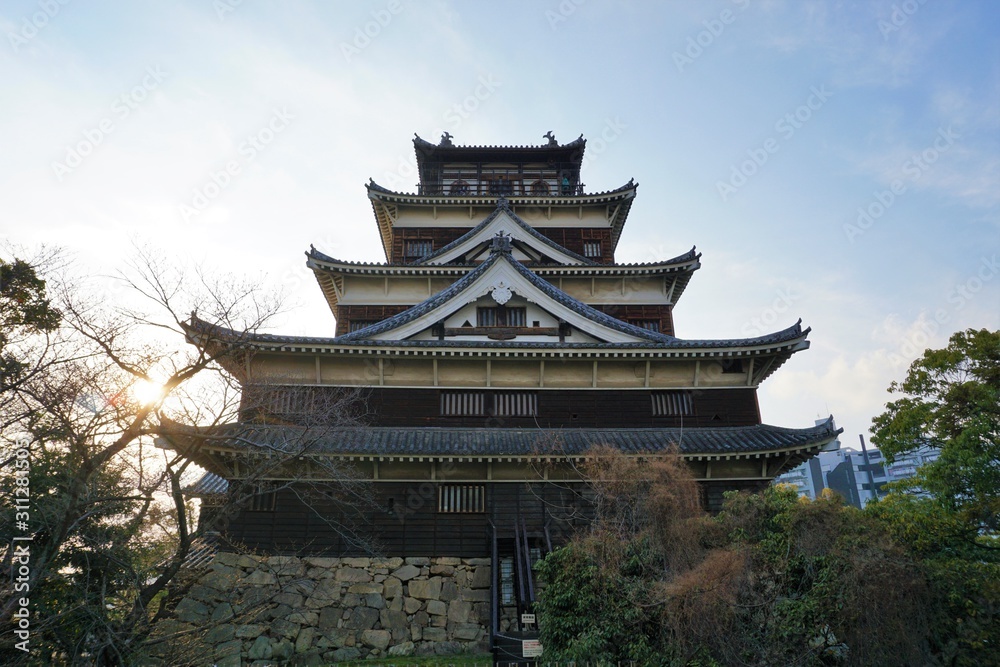 広島城 横 広島城 横