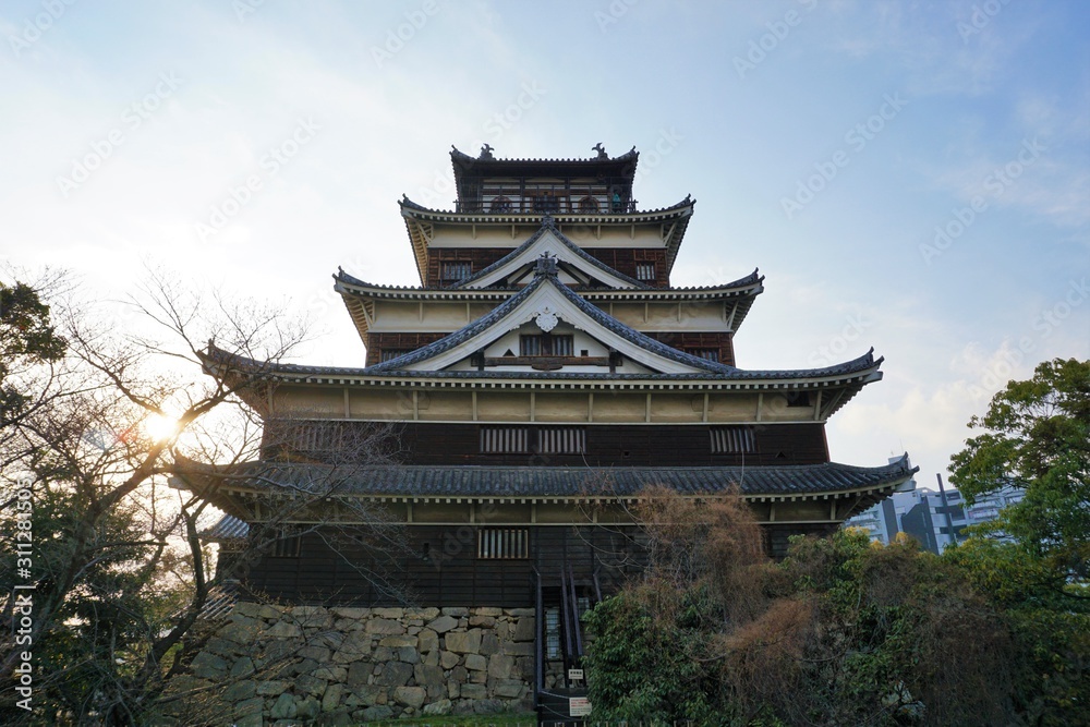  広島城　横