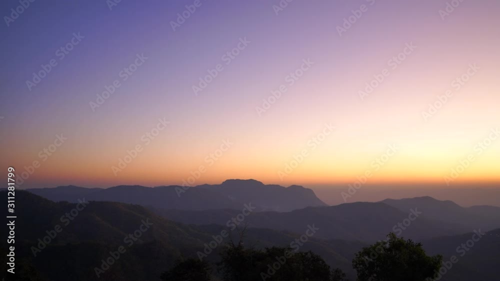 Scenic view of mountains viewpoint at khao kho, Phu Thap Boek, Phetchabun, Thailand. Scenic view of mountains viewpoint at khao kho, Phu Thap Boek, Phetchabun, Thailand.