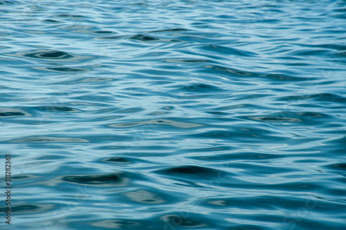 ripples on surface of water