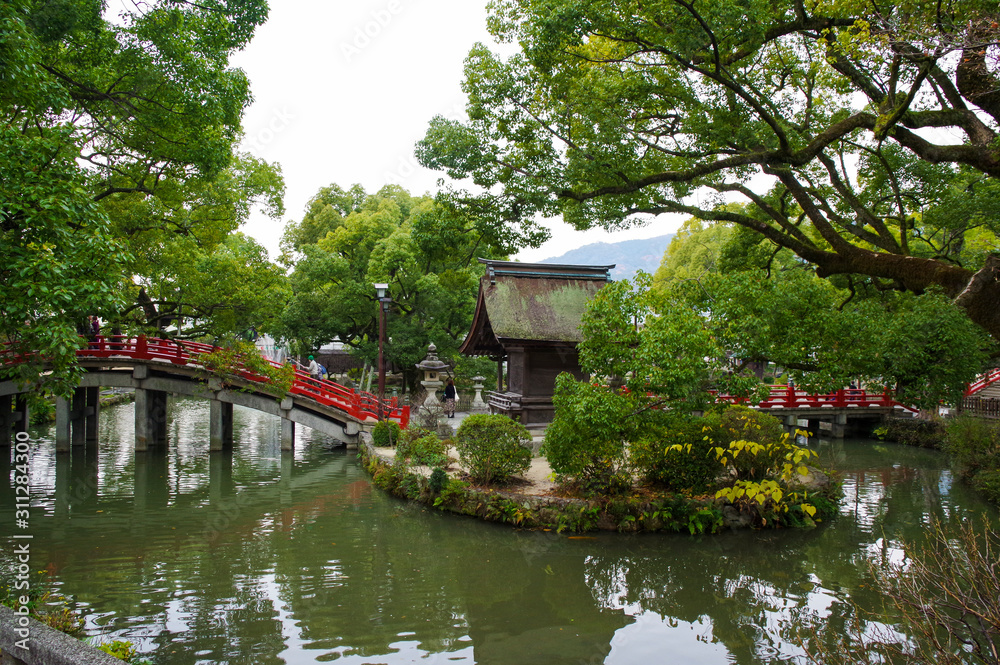 大宰府にある日本庭園 大宰府にある日本庭園