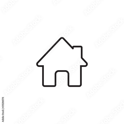 Home icon symbol vector illustration © mugiolaris