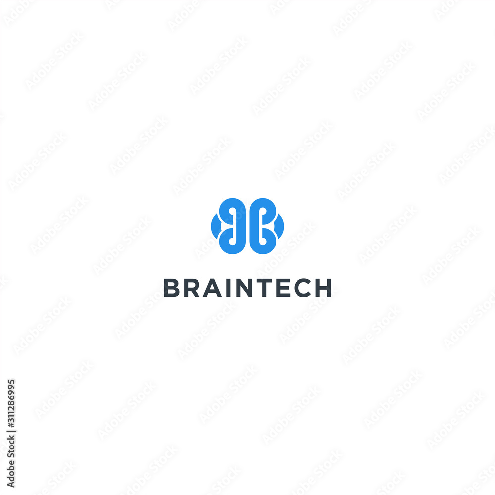 vector with with a brain that reflects thinking and technology vector with with a brain that reflects thinking and technology