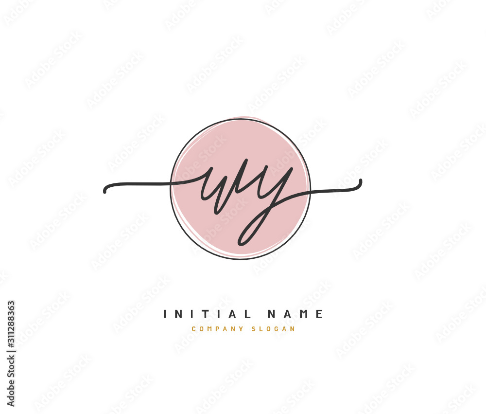 W Y WY Beauty vector initial logo, handwriting logo of initial signature, wedding, fashion, jewerly, boutique, floral and botanical with creative template for any company or business. W Y WY Beauty vector initial logo, handwriting logo of initial signature, wedding, fashion, jewerly, boutique, floral and botanical with creative template for any company or business.