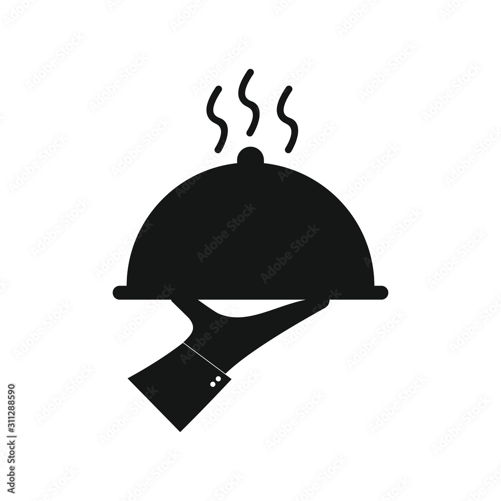 Tray of Food Icon Vector Logo Template Illustration Design Tray of Food Icon Vector Logo Template Illustration Design