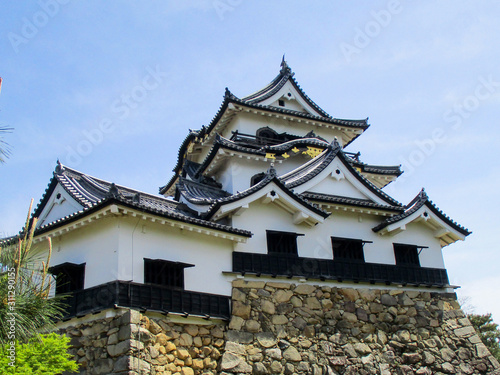 彦根城天守と青空stock Photo Adobe Stock