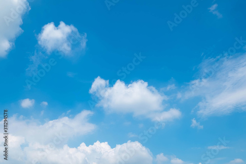 Beautiful blue sky clouds for background.