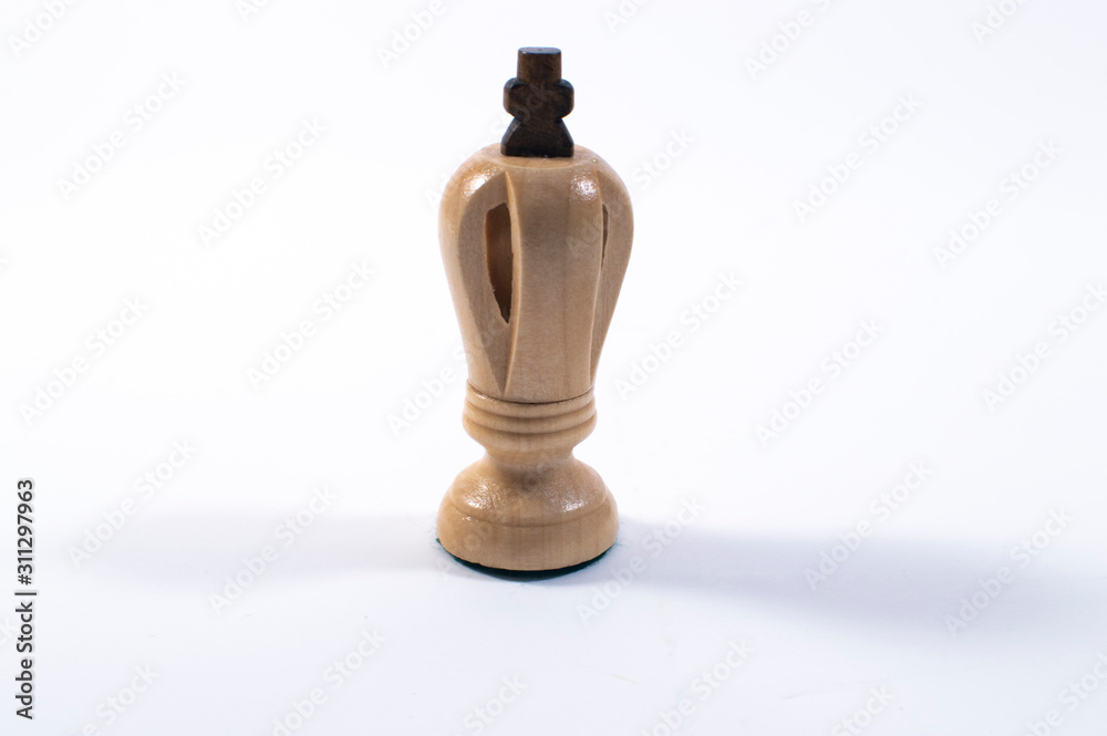 The chess piece is the king of white. The chess piece is the king of white.