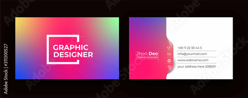 Modern Business Card - Creative and Clean Business Card Template.