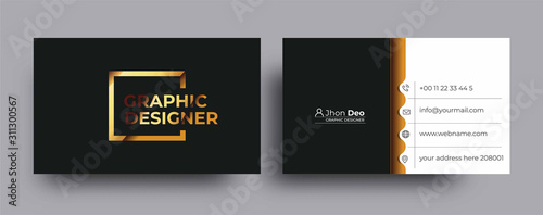 Modern Business Card - Creative and Clean Business Card Template.