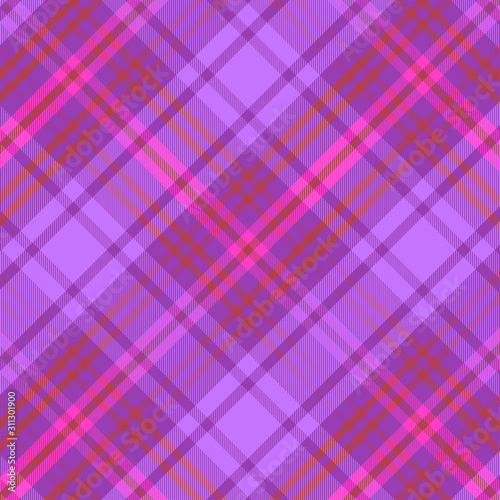 Tartan Pattern in Red and Black.
