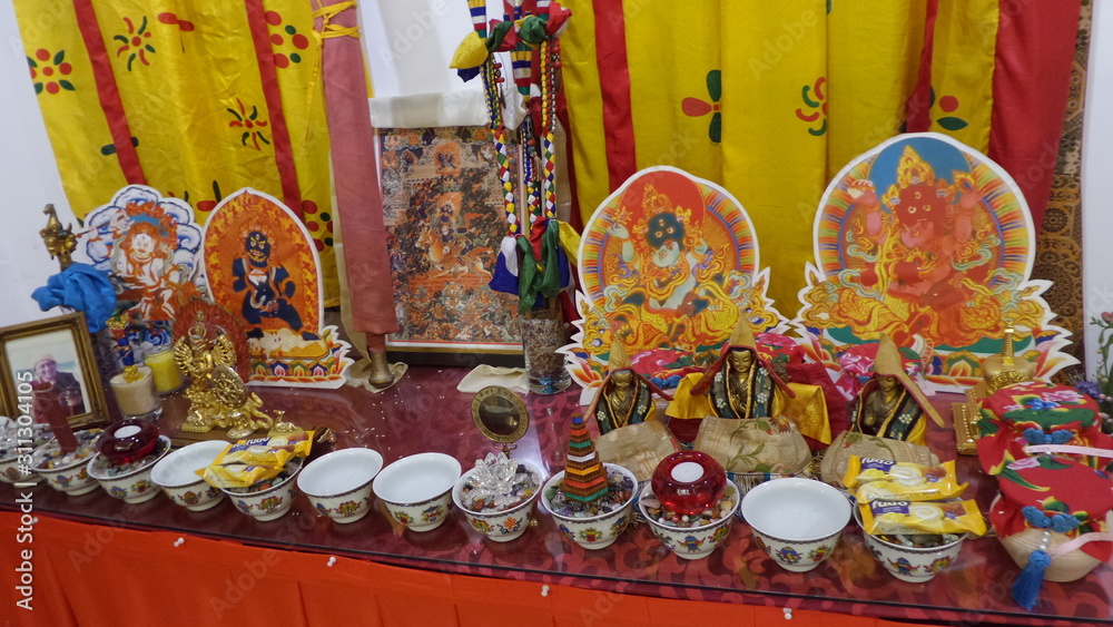 Naklejka premium Tibetan Buddhism