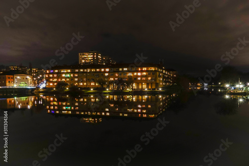 Stockholm, Sweden The island of Reimersholme at night. © Alexander