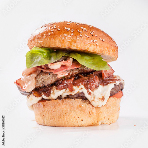 american big burger with bacon