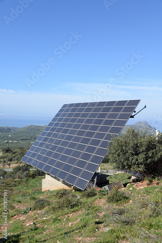 Solarzellen auf Kreta