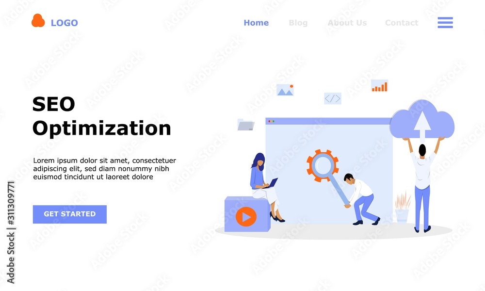 SEO Optimization Vector Illustration Concept, Suitable for web landing page, ui, mobile app, editorial design, flyer, banner, and other related occasion SEO Optimization Vector Illustration Concept, Suitable for web landing page, ui, mobile app, editorial design, flyer, banner, and other related occasion