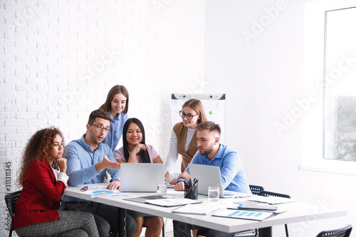 Colleagues discussing issue...