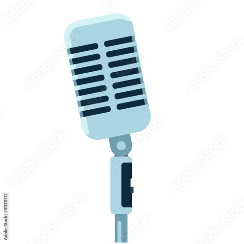 microphone vector illustration
