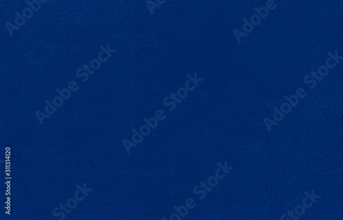leather texture toned in trendy Classic Blue color of the Year 2020