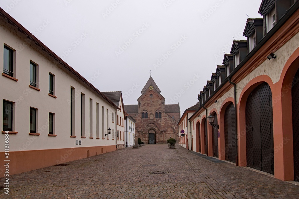Ehemalige Benediktinerabtei Schwarzach in Rheinmünster in Baden-Württemberg, Deutschland