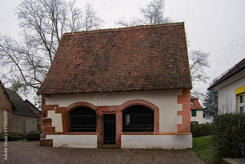 Altes Beinhaus in Schwarzach in Rheinmünster in Baden-Württemberg, Deutschland  photo