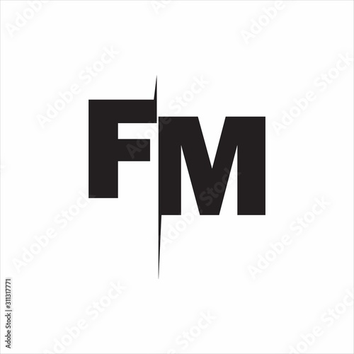 FM Logo Letters white background