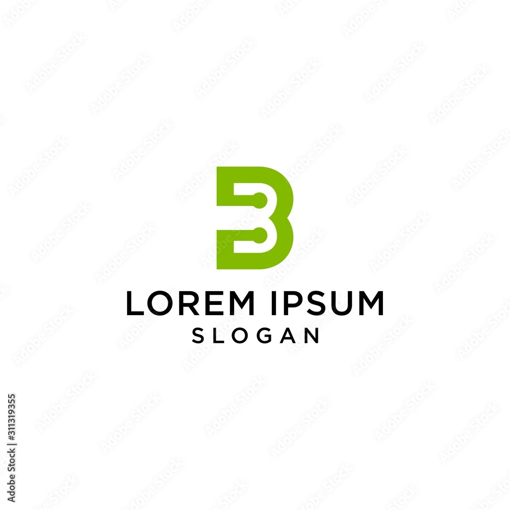 B letter logo simple premium B letter logo simple premium