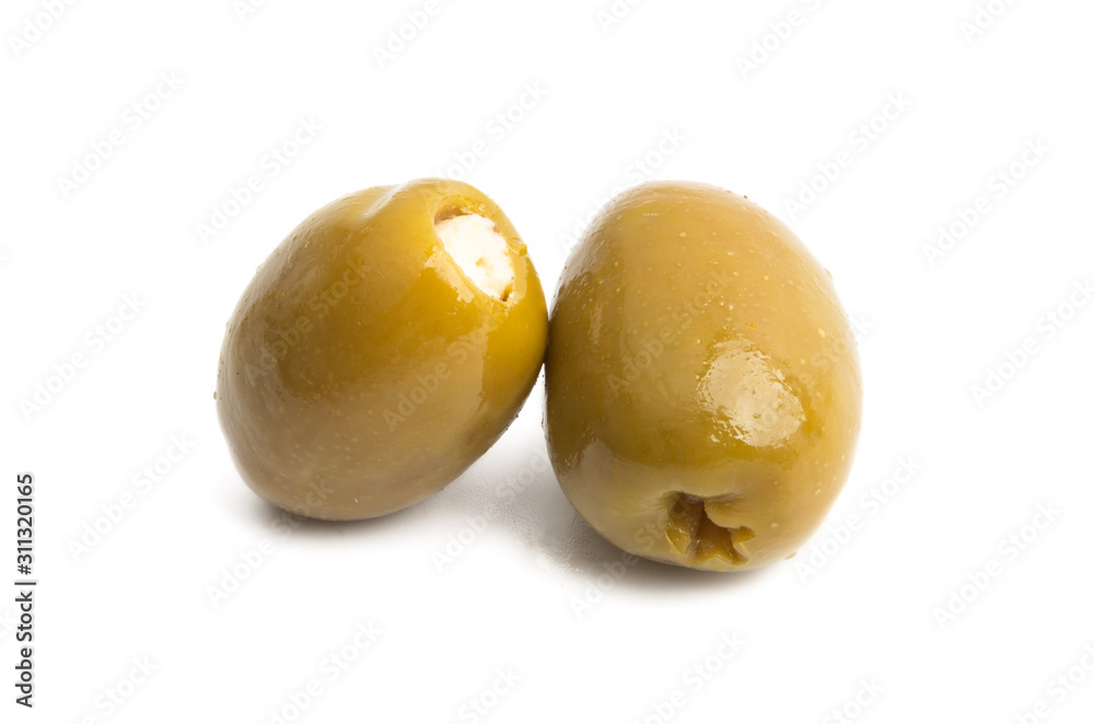 stuffed olives isolated stuffed olives isolated