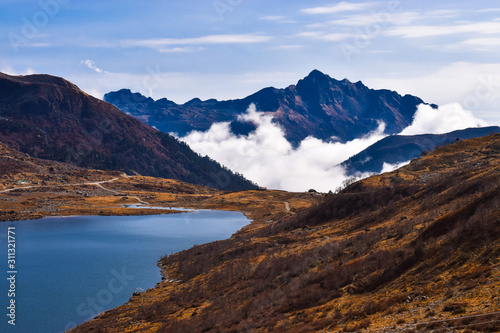 elephant lake sikkim in the mountains
