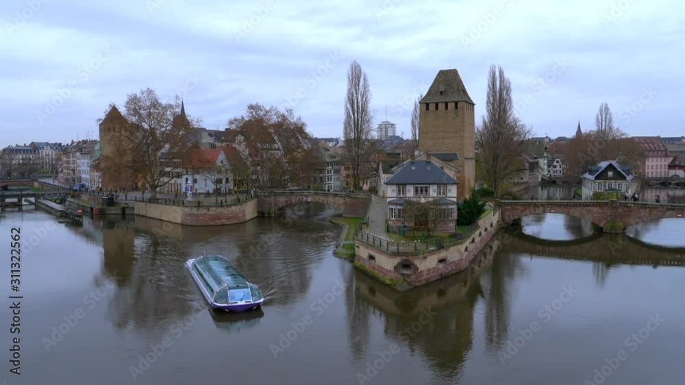 Ponts Couverts in Strasbourg, Alsace, France Ponts Couverts in Strasbourg, Alsace, France
