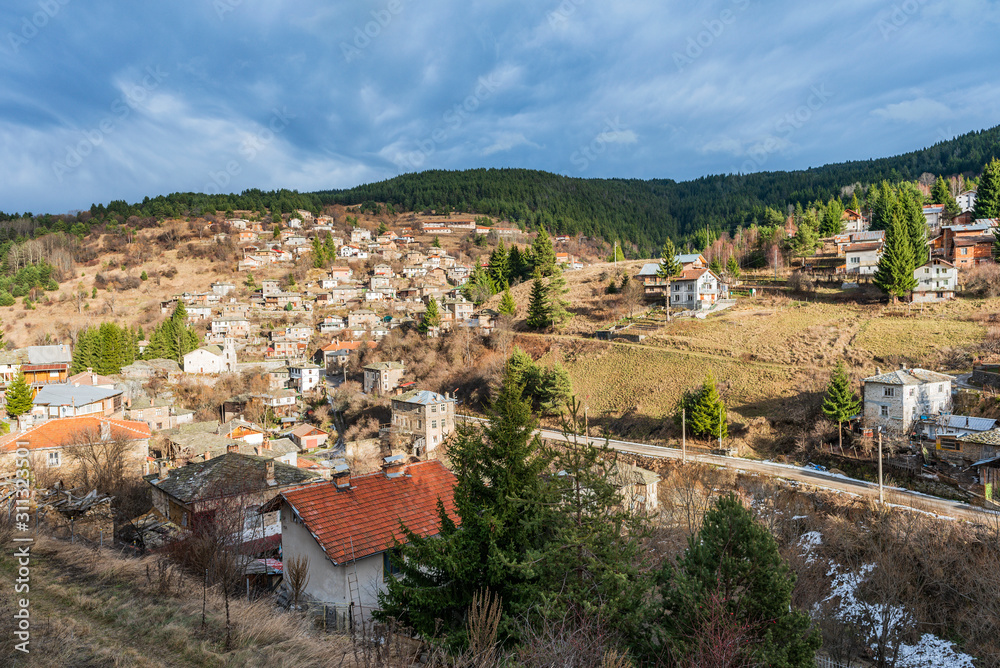 Sitovo village in Rhodope mountain, Bulgaria