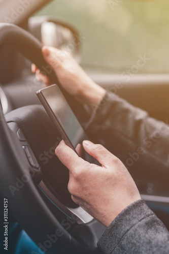 Texting and driving is dangerous behavior in traffic