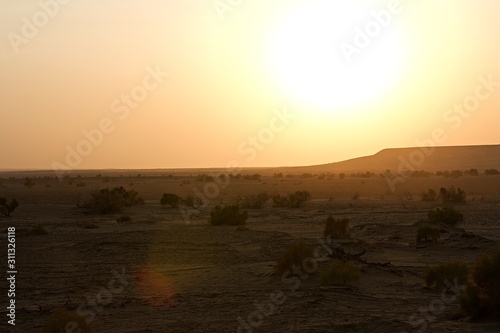 Dasht-e Kavir Sonnenuntergang Wüste Iran