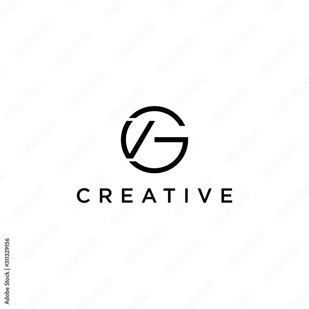 v and g logo creative premium v and g logo creative premium