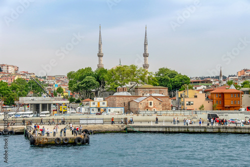 Istanbul, Turkey, 17 May 2013: New Valide Mosque, Uskudar.