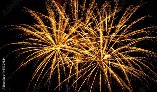 Nice, colorful fireworks ab...